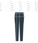Eleganckie spodnie materiałowe rozszerzane nogawki kuloty MIA XL (42)