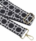 Modny pleciony szeroki pasek do torebki regulowany (Wielokolorowy)