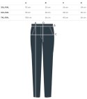 Wyszczuplające czarne legginsy wysoki stan IRMINA 7XL/8XL