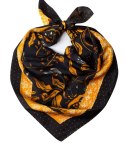 Chustka delikatna elegancka apaszka ozdobiona przepięknym wzorem (Wielokolorowy)