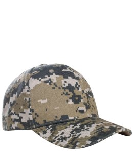 Czapka z daszkiem moro Unisex zapinana na rzep (Wielokolorowy)