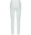 Damskie spodnie PUSH-UP woskowane skinny fit Eleganckie ADELA (Biały) 40