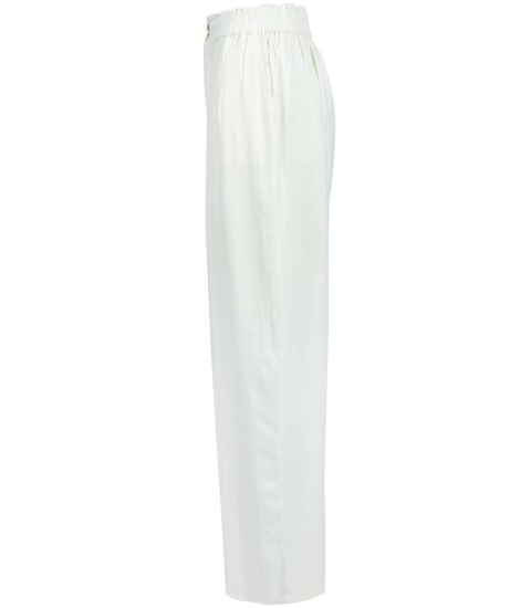 Damskie spodnie kuloty szerokie nogawki wysoki stan Eleganckie SOFIA (Biały) XXL (44) Damskie spodnie kuloty szerokie nogawki wysoki stan Eleganckie SOFIA (Biały) XXL (44)
