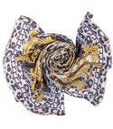 Stylowa chusta chustka szal wiskoza we wzory Elegancka 180cmx90cm (Wielokolorowy)