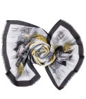 Stylowa chusta chustka szal wiskoza we wzory Elegancka 180cmx90cm (Wielokolorowy)
