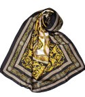 Elegancka chusta szalik szal w kolorowe wzory Stylowa (Wielokolorowy || Czarny)