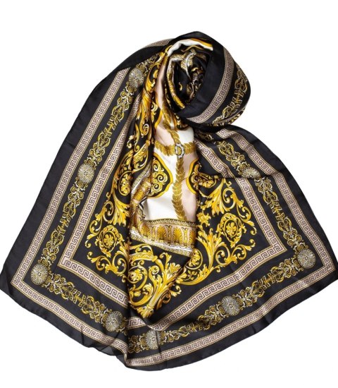 Elegancka chusta szalik szal w kolorowe wzory Stylowa (Wielokolorowy || Czarny) Elegancka chusta szalik szal w kolorowe wzory Stylowa (Wielokolorowy || Czarny)
