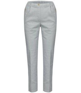 Wygodne elastyczne spodnie na gumkę plus size Eleganckie LAMBADA (Szary) 38