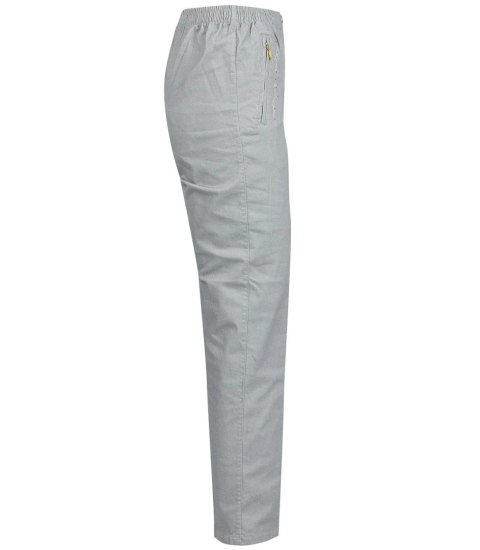 Wygodne elastyczne spodnie na gumkę plus size Eleganckie LAMBADA (Szary) 38 Wygodne elastyczne spodnie na gumkę plus size Eleganckie LAMBADA (Szary) 38