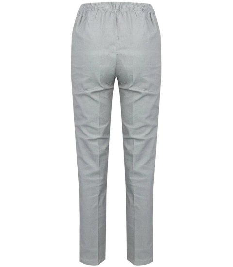 Wygodne elastyczne spodnie na gumkę plus size Eleganckie LAMBADA (Szary) 38 Wygodne elastyczne spodnie na gumkę plus size Eleganckie LAMBADA (Szary) 38