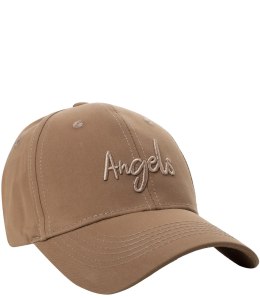 Czapka z daszkiem unisex z haftem ANGELS (Brązowy)