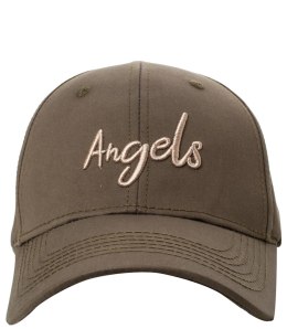 Czapka z daszkiem unisex z haftem ANGELS (Zielony)