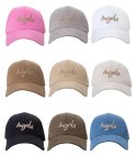 Czapka z daszkiem unisex z haftem ANGELS (Zielony)
