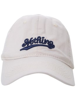Czapka z daszkiem unisex z haftem NOTHING (Beżowy)