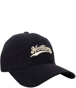 Czapka z daszkiem unisex z haftem NOTHING (Czarny)