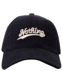 Czapka z daszkiem unisex z haftem NOTHING (Czarny)