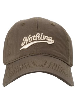 Czapka z daszkiem unisex z haftem NOTHING (Zielony)