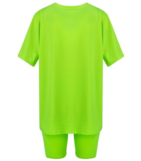 Komplet bawełniany t-shirt koszulka + krótkie legginsy SPIREL (Zielony) Komplet bawełniany t-shirt koszulka + krótkie legginsy SPIREL (Zielony)