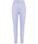 Wygodne elastyczne spodnie JEANSY SKINNY FIT kolorowe Eleganckie ROSE (Fioletowy) 34