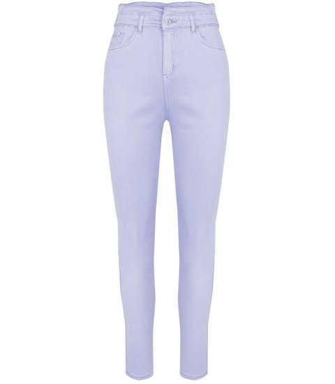 Wygodne elastyczne spodnie JEANSY SKINNY FIT kolorowe Eleganckie ROSE (Fioletowy) 34 Wygodne elastyczne spodnie JEANSY SKINNY FIT kolorowe Eleganckie ROSE (Fioletowy) 34