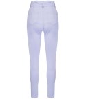 Wygodne elastyczne spodnie JEANSY SKINNY FIT kolorowe Eleganckie ROSE (Fioletowy) 34