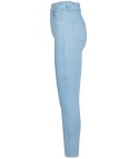 Wygodne elastyczne spodnie JEANSY SKINNY FIT kolorowe Eleganckie ROSE (Niebieski) 34