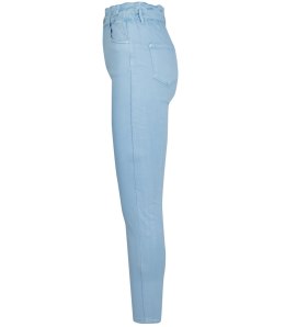 Wygodne elastyczne spodnie JEANSY SKINNY FIT kolorowe Eleganckie ROSE (Niebieski) 34