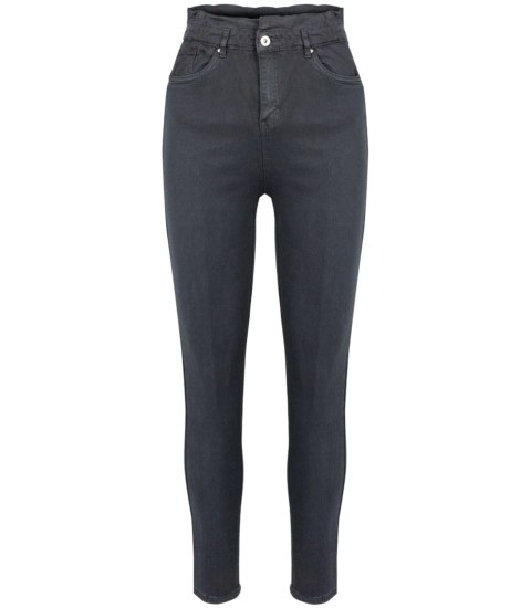 Wygodne elastyczne spodnie JEANSY SKINNY FIT kolorowe Eleganckie ROSE (Szary) Wygodne elastyczne spodnie JEANSY SKINNY FIT kolorowe Eleganckie ROSE (Szary)