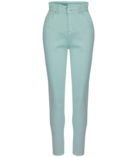 Wygodne elastyczne spodnie JEANSY SKINNY FIT kolorowe Eleganckie ROSE (Zielony) 34 Wygodne elastyczne spodnie JEANSY SKINNY FIT kolorowe Eleganckie ROSE (Zielony) 34