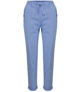 Wygodne elastyczne spodnie na gumkę plus size eleganckie LILIANA (Niebieski) 38