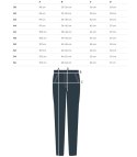 Wygodne elastyczne spodnie na gumkę plus size eleganckie LILIANA (Szary) 38