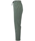 Wygodne elastyczne spodnie na gumkę plus size eleganckie LILIANA (Zielony) 38