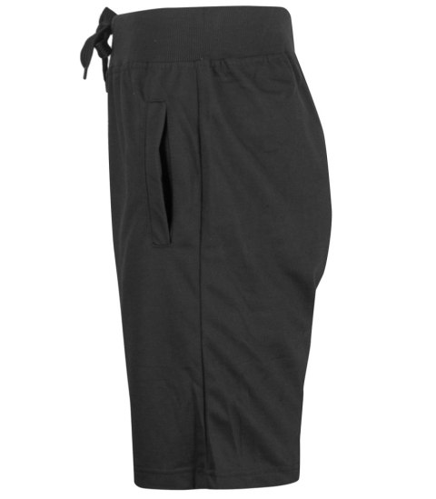 Krótkie spodenki dresowe szorty gumka w pasie Na lato (Czarny) XXL (44) Krótkie spodenki dresowe szorty gumka w pasie Na lato (Czarny) XXL (44)
