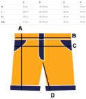 Krótkie spodenki dresowe szorty gumka w pasie Na lato (Czarny) XXL (44)