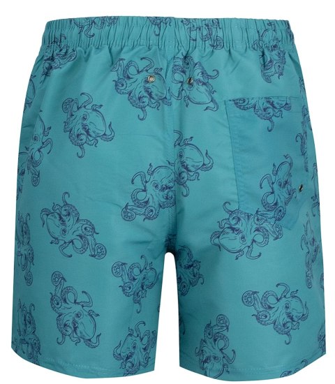 Spodenki szorty kąpielowe w morskie wzory print all over (Zielony || Wielokolorowy) Spodenki szorty kąpielowe w morskie wzory print all over (Zielony || Wielokolorowy)