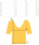 T-shirt pudełkowy bluzka damska bez szwów basic SARA (Zielony)