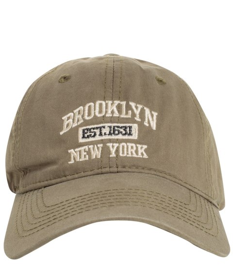 Czapka z daszkiem unisex z haftem BROOKLYN (Zielony) Czapka z daszkiem unisex z haftem BROOKLYN (Zielony)