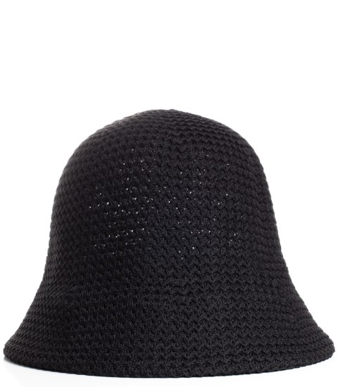 Kapelusz słomkowy pleciony BUCKET HAT (Czarny) Kapelusz słomkowy pleciony BUCKET HAT (Czarny)