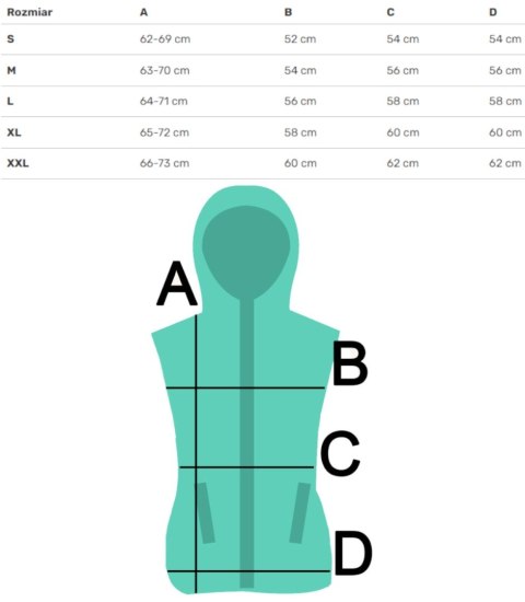 Krótki damski bezrękawnik kamizelka PLUS SIZE STELLA (Zielony) XXL (44) Krótki damski bezrękawnik kamizelka PLUS SIZE STELLA (Zielony) XXL (44)
