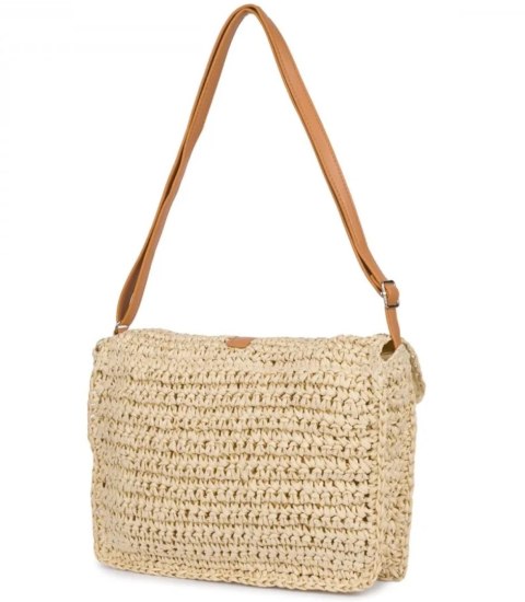 Letnia torba torebka na ramię pleciona Elegancka Styl boho (Beżowy) Letnia torba torebka na ramię pleciona Elegancka Styl boho (Beżowy)
