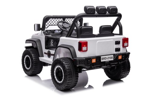 Autko terenowe Geoland Power dla 2 dzieci Biały + Pilot + Silniki 2x200W + Bagażnik + Radio MP3 + LED Autko terenowe Geoland Power dla 2 dzieci Biały + Pilot + Silniki 2x200W + Bagażnik + Radio MP3 + LED