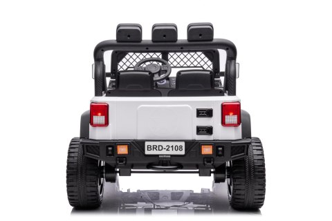 Autko terenowe Geoland Power dla 2 dzieci Biały + Pilot + Silniki 2x200W + Bagażnik + Radio MP3 + LED Autko terenowe Geoland Power dla 2 dzieci Biały + Pilot + Silniki 2x200W + Bagażnik + Radio MP3 + LED