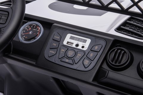 Autko terenowe Geoland Power dla 2 dzieci Biały + Pilot + Silniki 2x200W + Bagażnik + Radio MP3 + LED Autko terenowe Geoland Power dla 2 dzieci Biały + Pilot + Silniki 2x200W + Bagażnik + Radio MP3 + LED