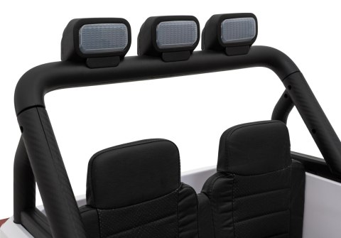 Autko terenowe Geoland Power dla 2 dzieci Biały + Pilot + Silniki 2x200W + Bagażnik + Radio MP3 + LED Autko terenowe Geoland Power dla 2 dzieci Biały + Pilot + Silniki 2x200W + Bagażnik + Radio MP3 + LED