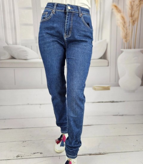 Spodnie jeansowe damskie Jeansy klasyczne niebieskie WEST 33...->44 Spodnie jeansowe damskie Jeansy klasyczne niebieskie WEST 33...->44