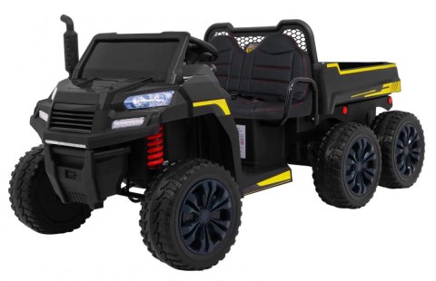 Autko Farmer Truck dla 2 dzieci Czarny + Napęd 4x4 + Pilot + Kiper + Audio LED Autko Farmer Truck dla 2 dzieci Czarny + Napęd 4x4 + Pilot + Kiper + Audio LED