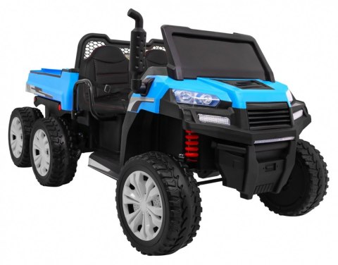 Autko Farmer Truck dla 2 dzieci Niebieski + Napęd 4x4 + Pilot + Kiper + Audio LED Autko Farmer Truck dla 2 dzieci Niebieski + Napęd 4x4 + Pilot + Kiper + Audio LED