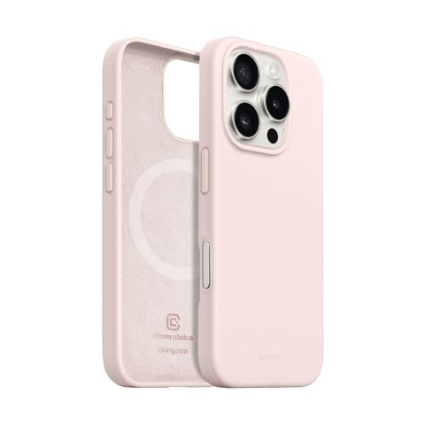 Crong Color Cover Magnetic - Etui iPhone 16 Pro MagSafe (piaskowy róż) Crong Color Cover Magnetic - Etui iPhone 16 Pro MagSafe (piaskowy róż)