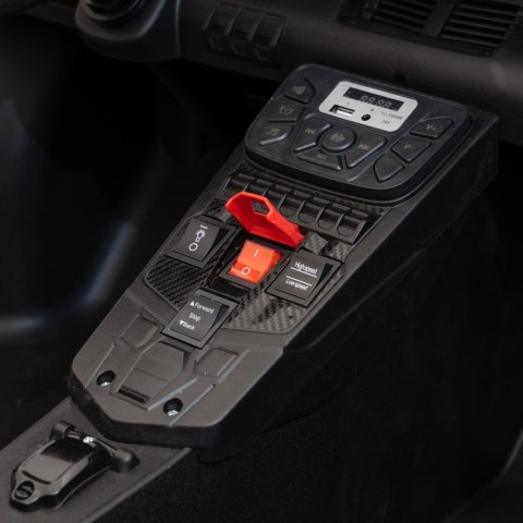 Lamborghini Aventador SV na akumulator dla 2 dzieci Czerwony + Silnik bezszczotkowy + Pompowane koła + Audio LED Lamborghini Aventador SV na akumulator dla 2 dzieci Czerwony + Silnik bezszczotkowy + Pompowane koła + Audio LED