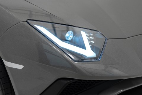 Lamborghini Aventador SV na akumulator dla 2 dzieci Szary + Silnik bezszczotkowy + Pompowane koła + Audio LED Lamborghini Aventador SV na akumulator dla 2 dzieci Szary + Silnik bezszczotkowy + Pompowane koła + Audio LED